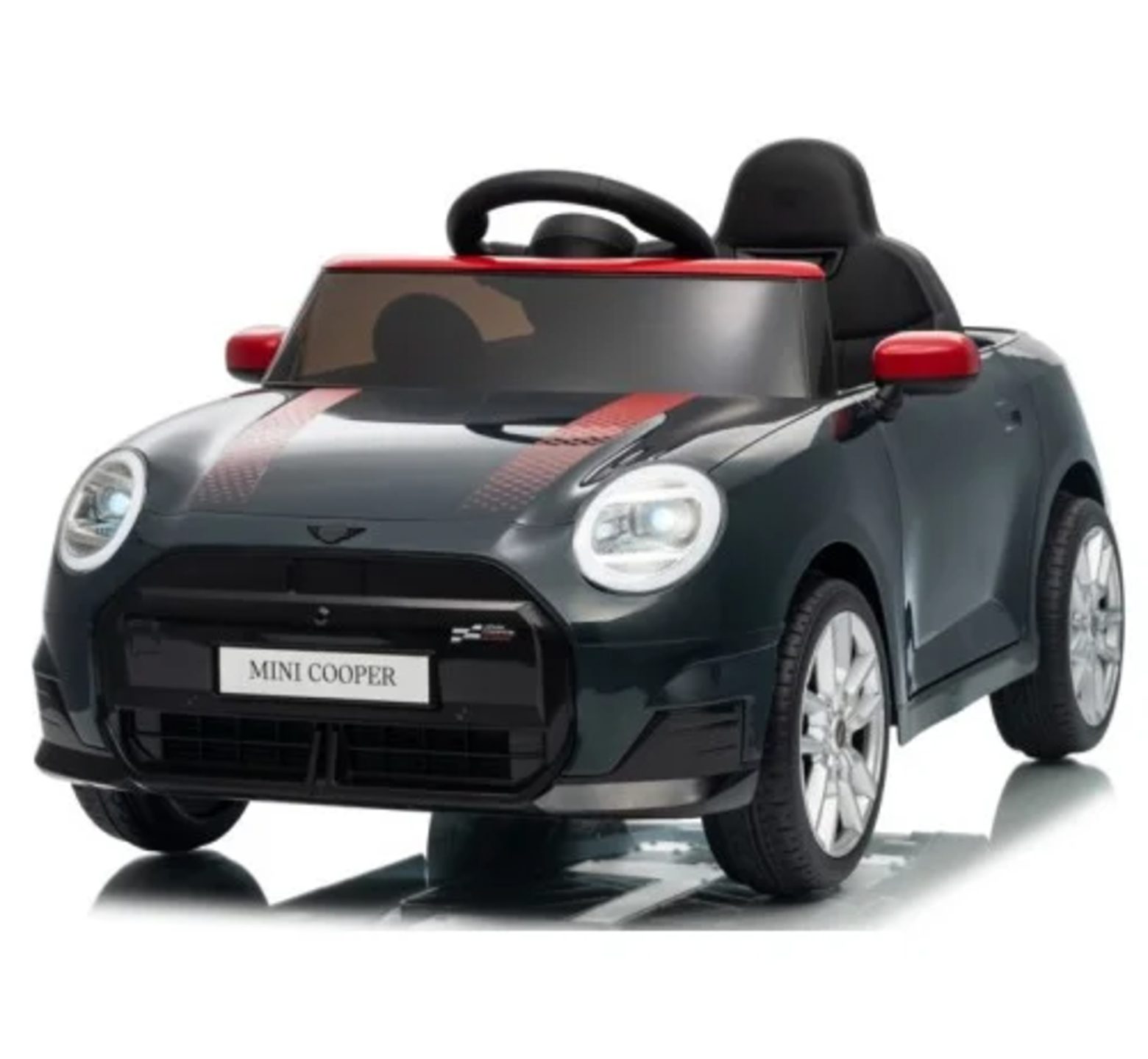 Ηλεκτροκίνητο αυτοκίνητο Licensed Mini Cooper S 12Volt σε μαύρο χρώμα