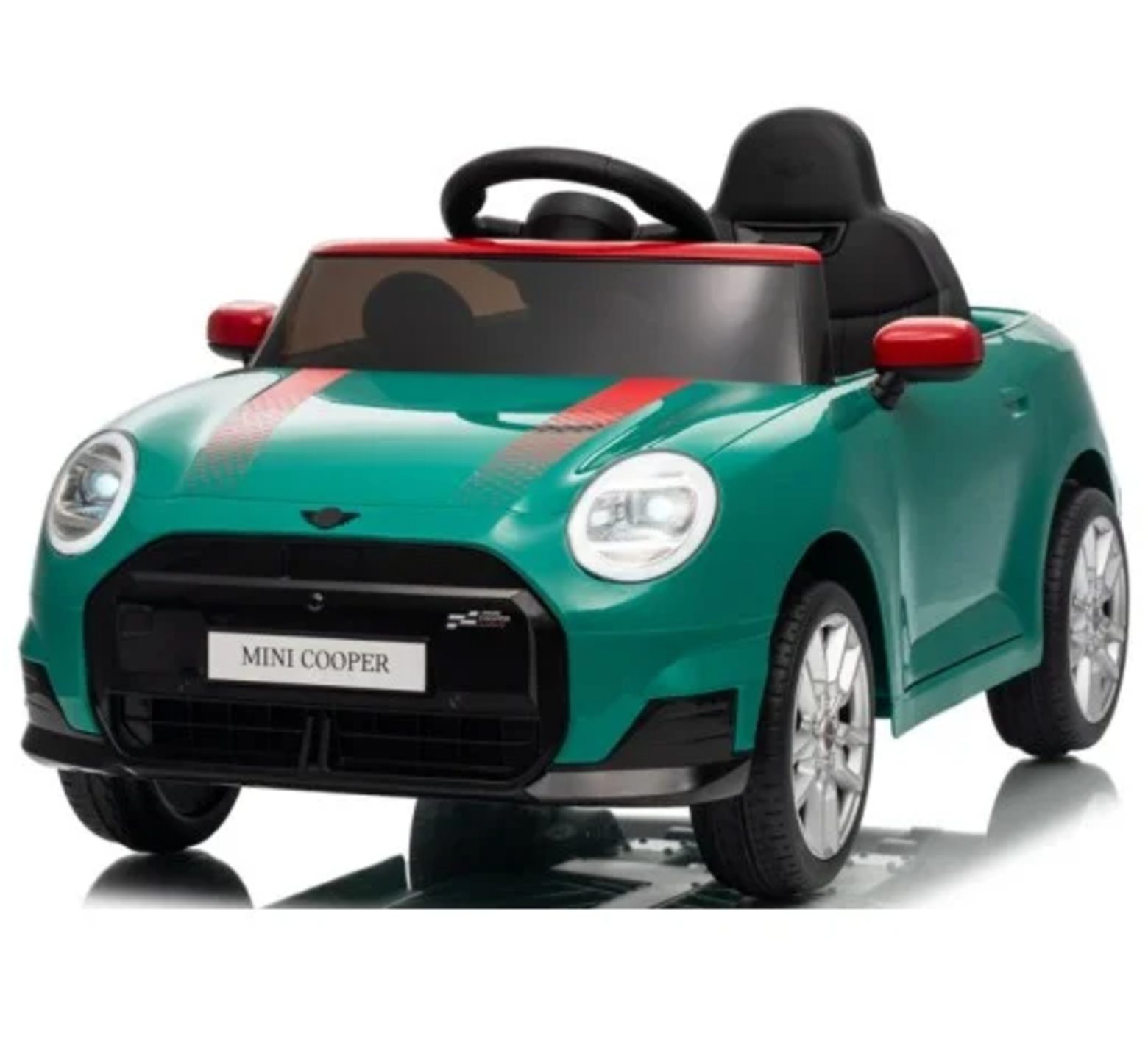 Ηλεκτροκίνητο αυτοκίνητο Licensed Mini Cooper S 12Volt σε πράσινο χρώμα