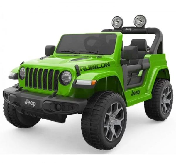 Ηλεκτροκίνητο τζιπ Licensed Wrangler Rubicon διθέσιο 12Volt σε πράσινο χρώμα
