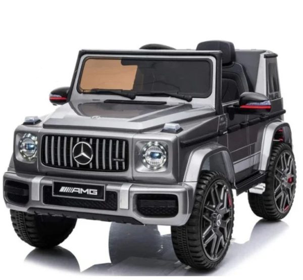 Ηλεκτροκίνητο τζιπ Mercedes Βenz G63 AMG 12Volt σε ασημί χρώμα