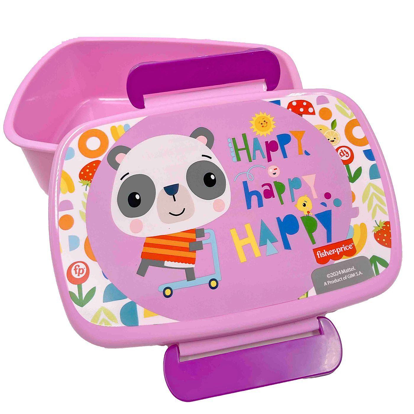 Δοχείο Φαγητού Πλαστικό pp Panda Fisher Price 900ml 17