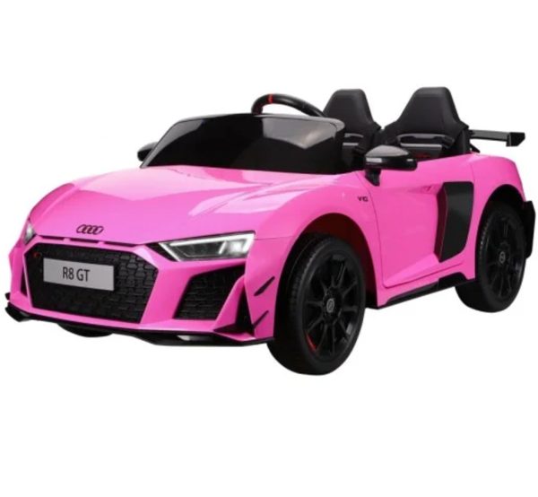 Ηλεκτροκίνητο αυτοκίνητο διθέσιο Licensed Audi R8 Coupe GT 12V σε ροζ χρώμα