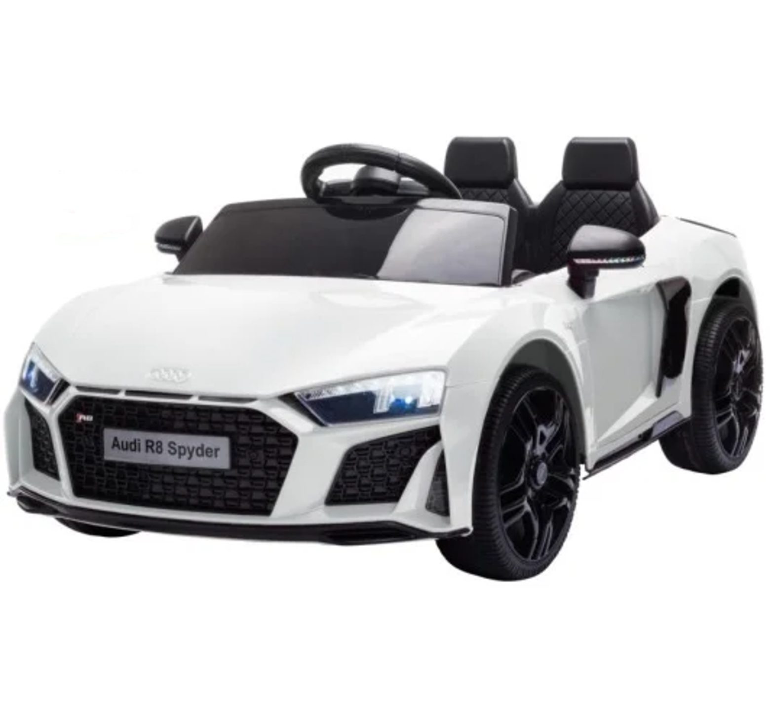 Ηλεκτροκίνητο αυτοκίνητο Licensed Audi R8 Spyder 12V σε άσπρο χρώμα