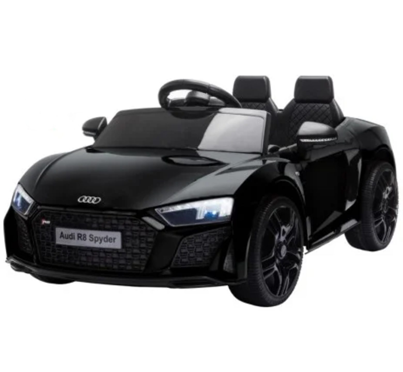 Ηλεκτροκίνητο αυτοκίνητο Licensed Audi R8 Spyder 12V σε μαύρο χρώμα