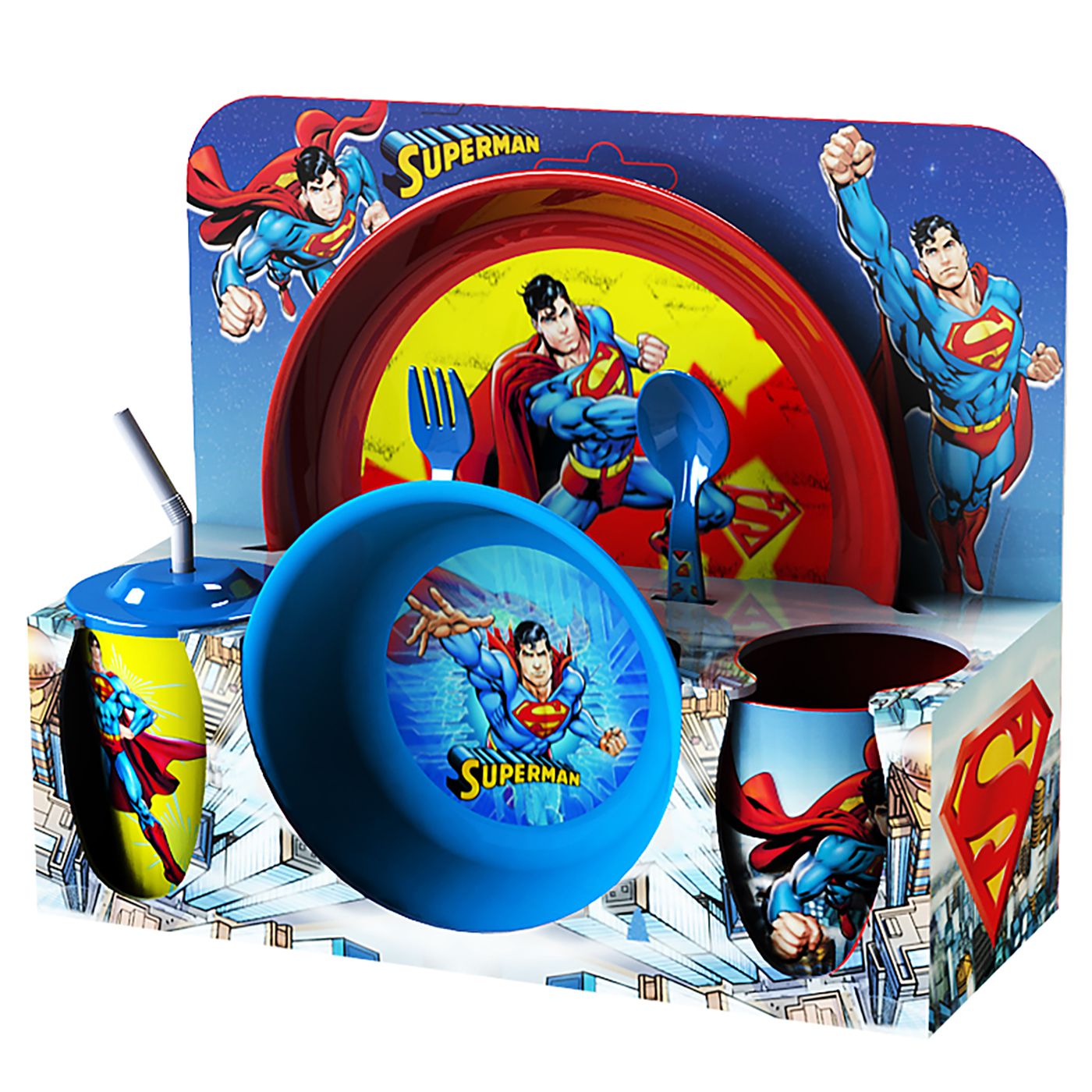 Σετ Φαγητού Superman 6τεμ 30x28x11