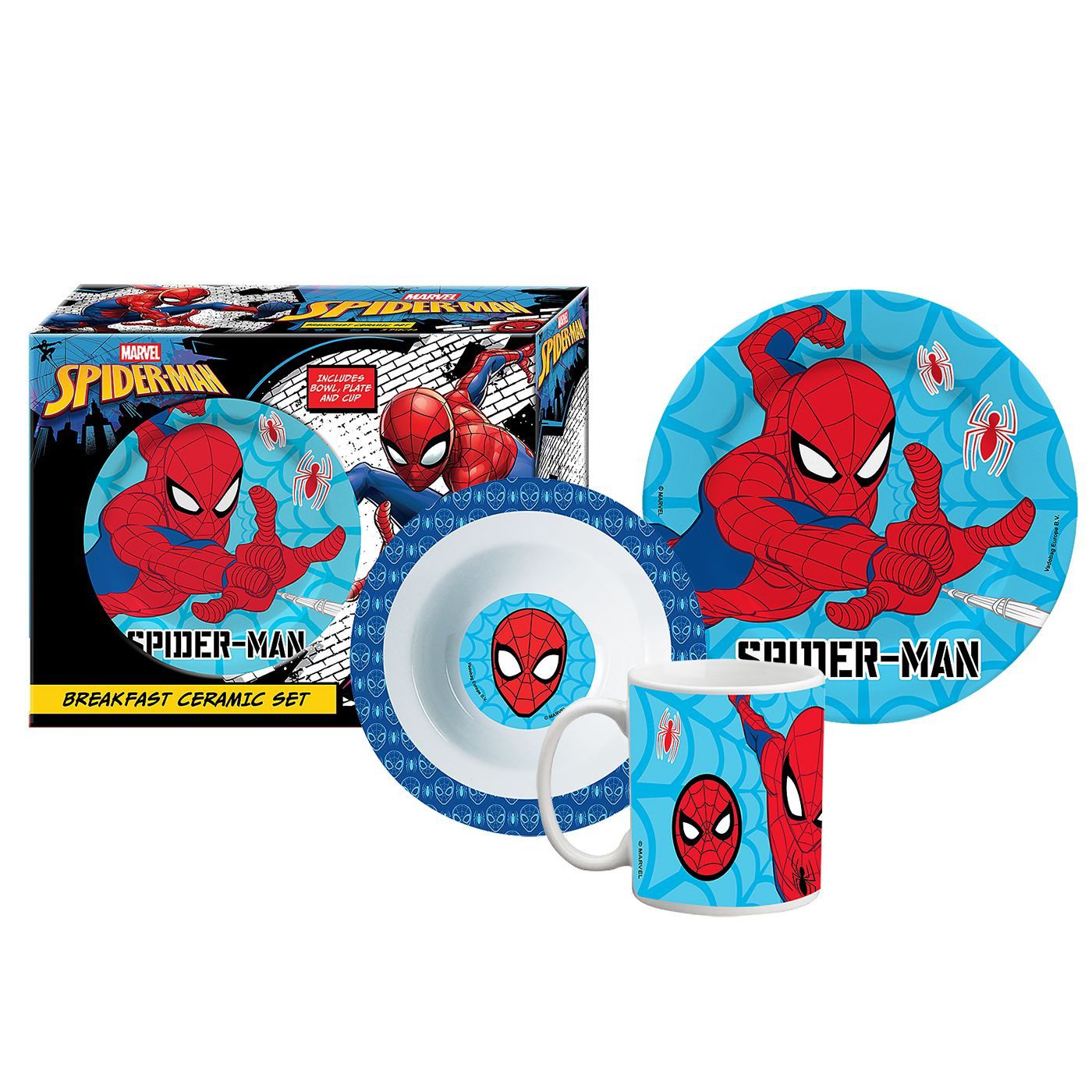 Σετ Φαγητού Κεραμικό Spiderman 3τεμ 25×18