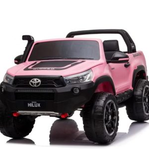 Ηλεκτροκίνητο τζιπ διθέσιο Licensed Toyota Hilux 24V σε ροζ χρώμα