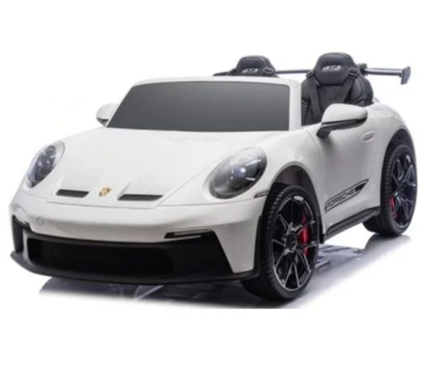 Ηλεκτροκίνητο αυτοκίνητο διθέσιο Licensed Porsche 911 GT3 24V σε άσπρο χρώμα