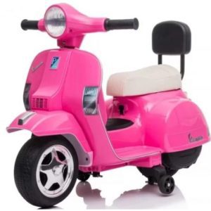 Ηλεκτροκίνητη μηχανή Vespa Licensed PX150 6Volt σε ροζ χρώμα