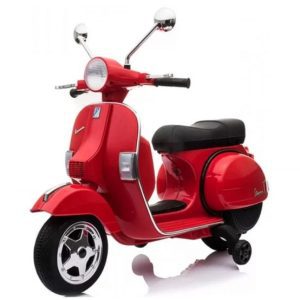 Ηλεκτροκίνητη μηχανή Vespa Licensed Piaggio Vintage PX150 σε κόκκινο χρώμα