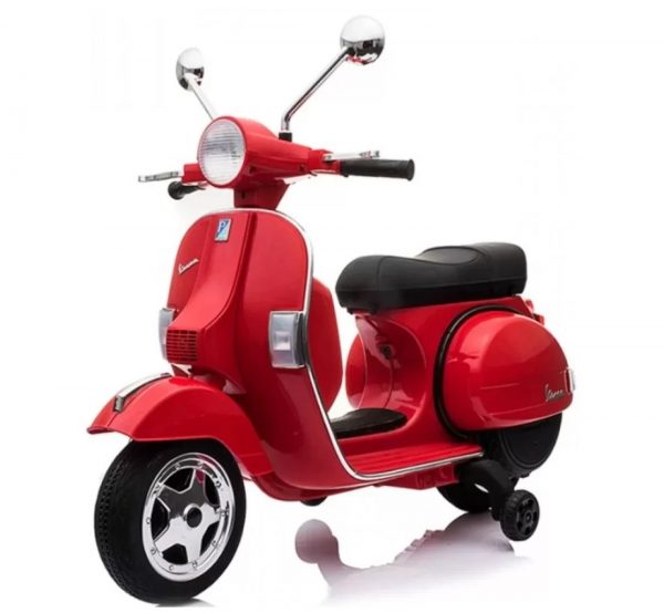 Ηλεκτροκίνητη μηχανή Vespa Licensed Piaggio Vintage PX150 σε κόκκινο χρώμα