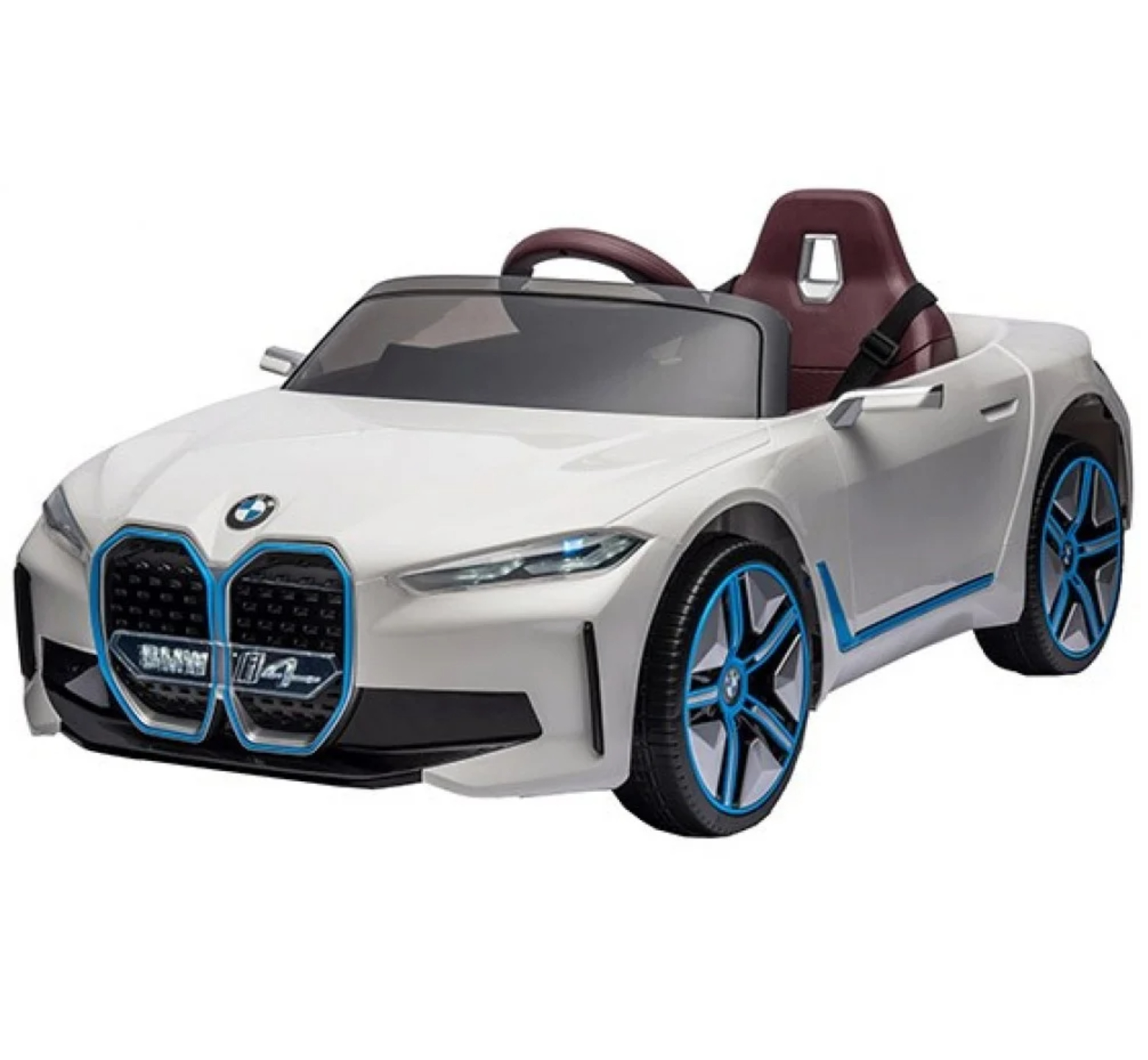 Ηλεκτροκίνητο αυτοκίνητο Licensed BMW I4 12Volt σε άσπρο χρώμα