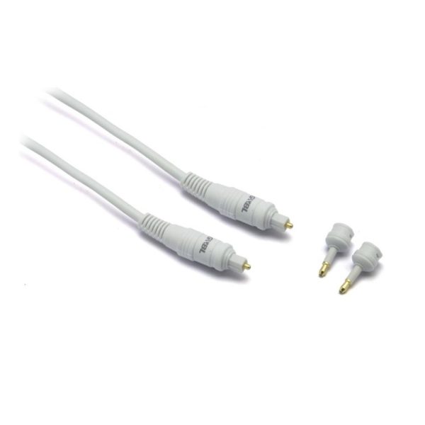 White optical cable +2 toslink/3