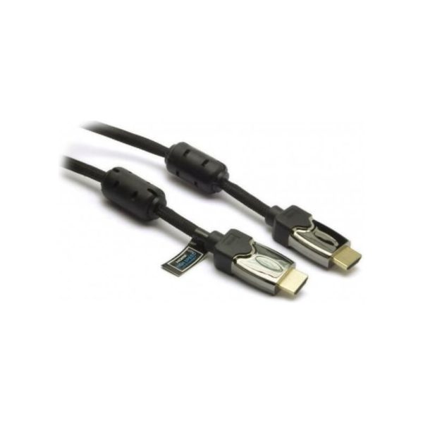 HDMI H Speed cable with mesh+ferrite+metal connectors L.1