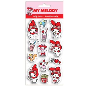 Αυτοκόλλητα puffy (φουσκωτά) με My Melody