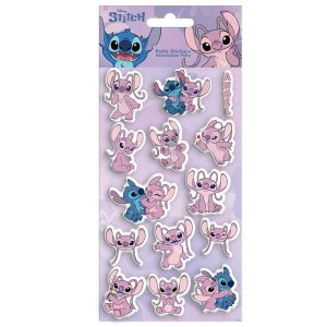 Αυτοκόλλητα puffy (φουσκωτά) με τα τον Stitch