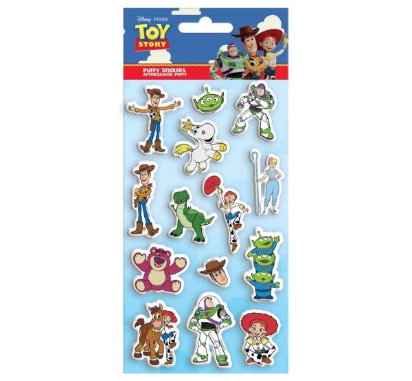 Αυτοκόλλητα puffy (φουσκωτά) με Toy Story